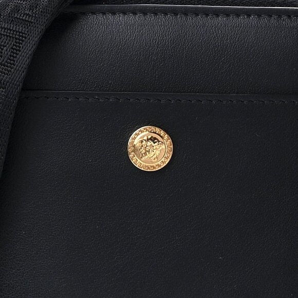 Versace Calfskin La Medusa Zip Around Lanyard Pouch - Picture 4 of 13